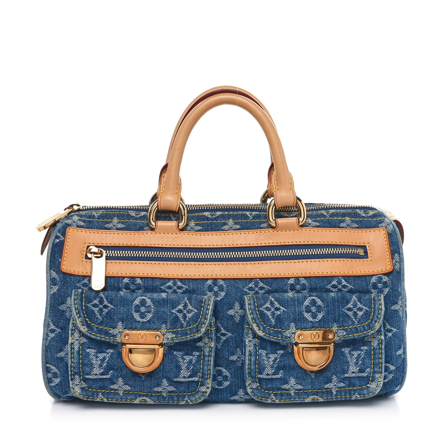 Monogram Denim Neo Speedy Blue