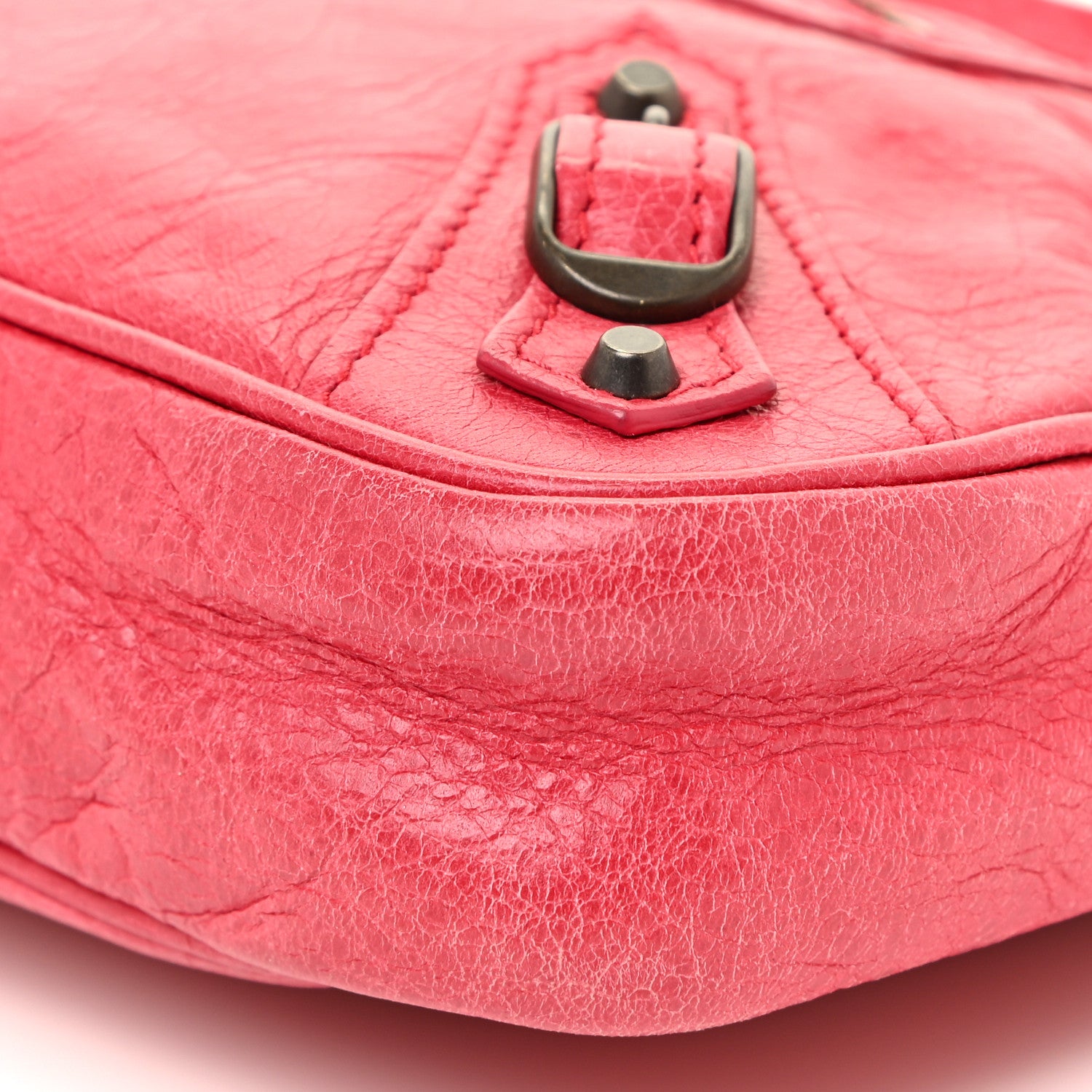 Balenciaga Agneau Classic Hardware Hip Rose Thulian 10 of 19