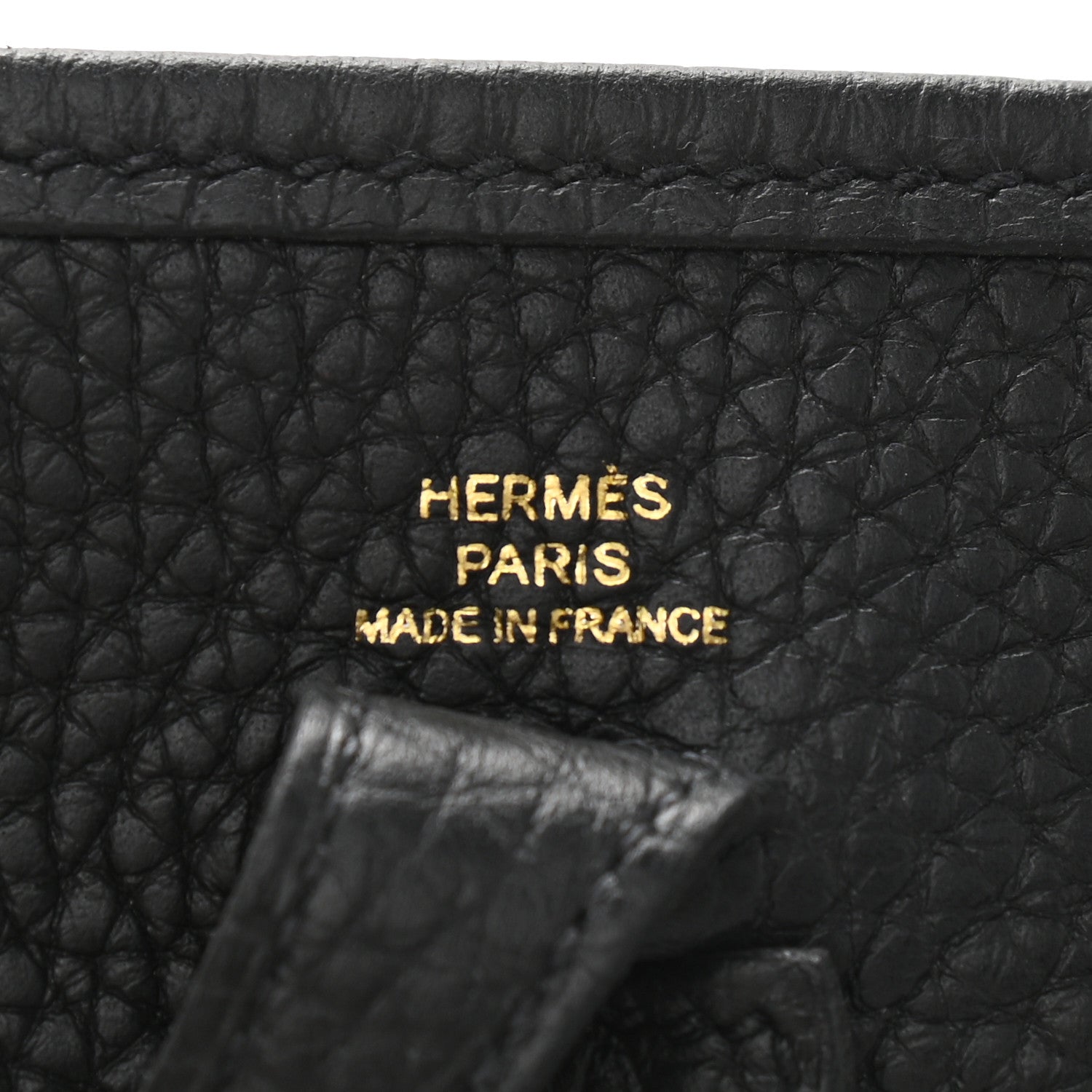 Hermes Taurillon Clemence Evelyne TPM Black 6 of 9