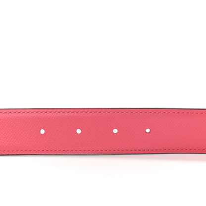 Hermes Epsom 24mm Belt Strap 90 Rose Azalee Rouge De Coeur 4 of 4
