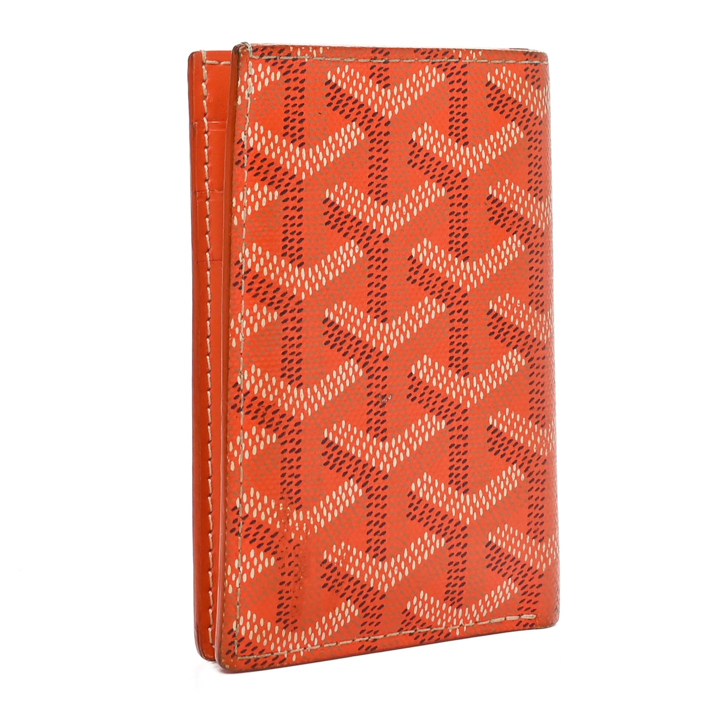 Goyardine Saint Pierre Card Holder Orange