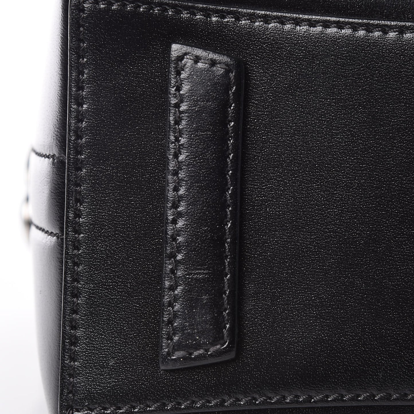 Shiny Lord Calfskin Mini Antigona Black