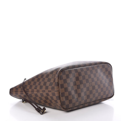 Louis Vuitton Damier Ebene Neo Neverfull MM Rose Ballerine 4 of 9