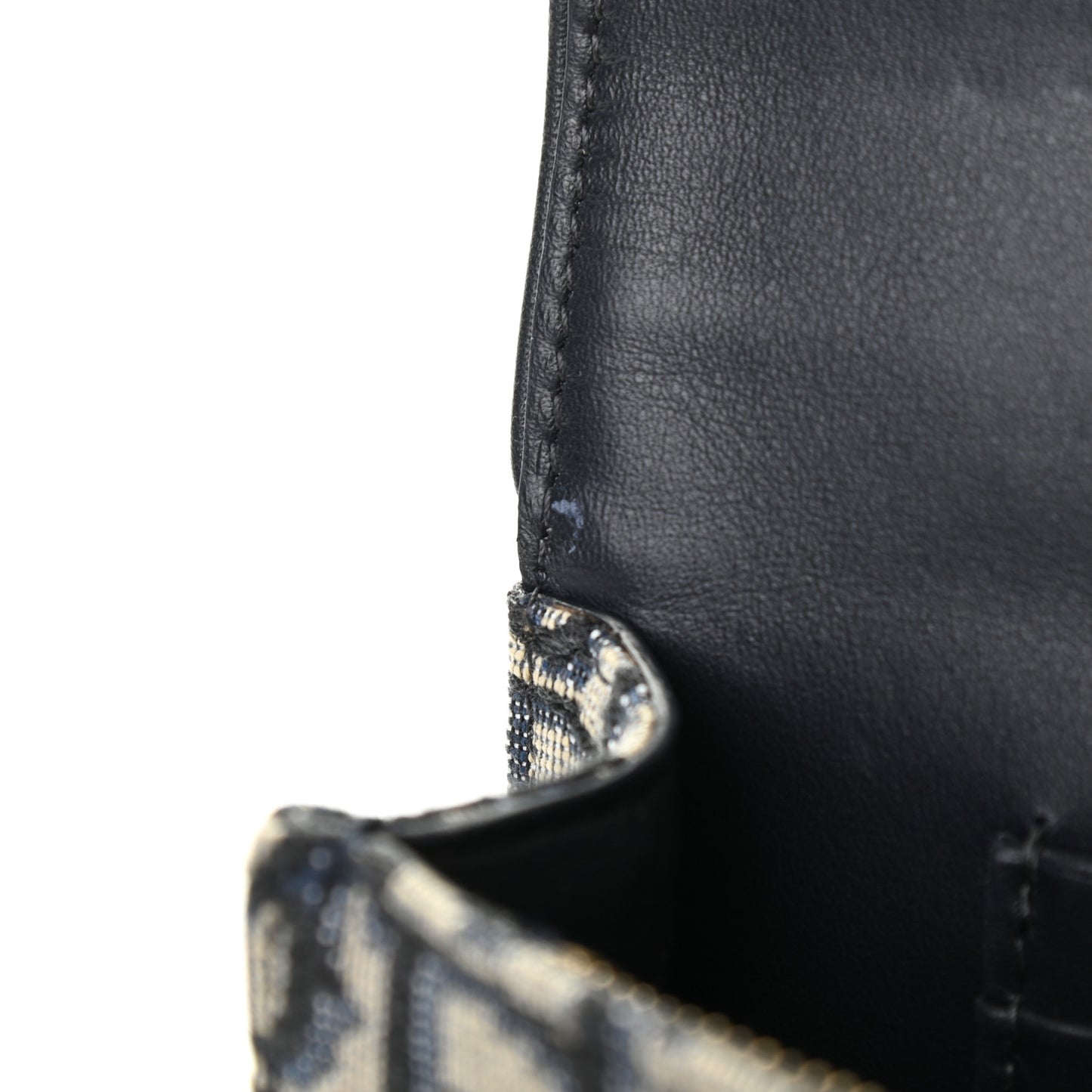 Oblique Saddle Belt Bag Blue