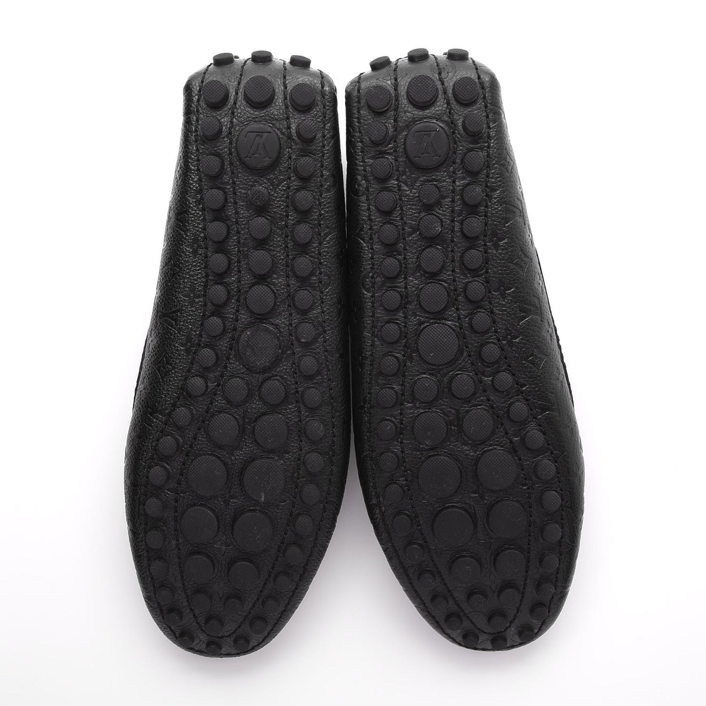 Calfskin Monogram Gloria Loafers 40 Black