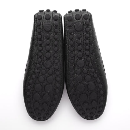 Louis Vuitton Calfskin Monogram Gloria Loafers 40 Black 5 of 9