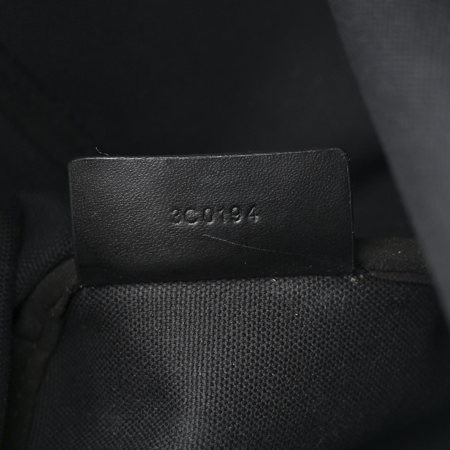 Textured Coated Canvas Bambi Print Large Antigona Tote Black