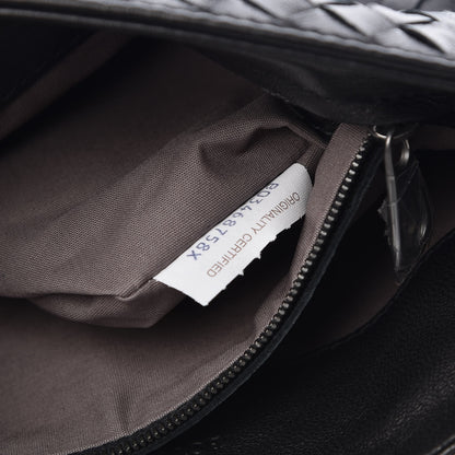 Bottega Veneta Nappa Intrecciato VN Crossbody Messenger Bag Black 8 of 11