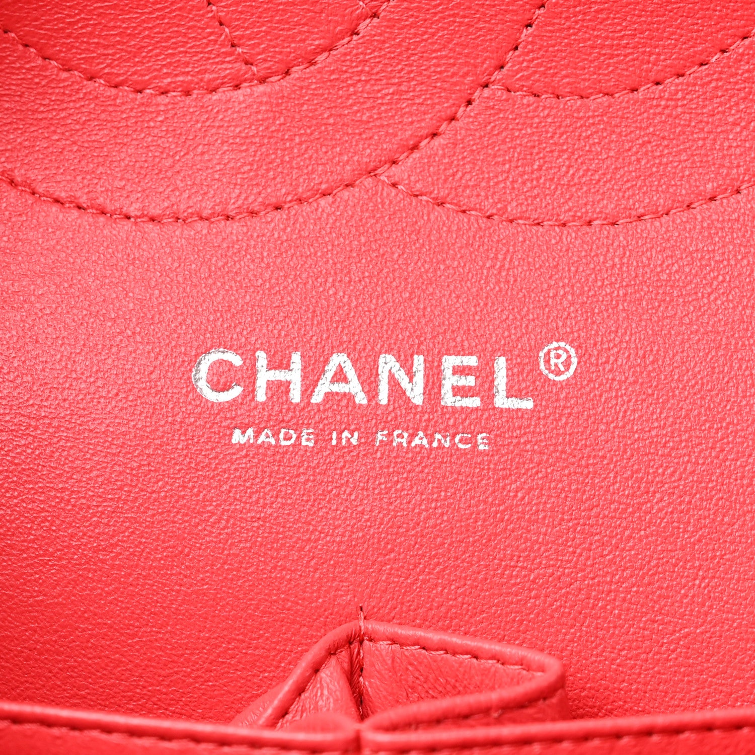 Chanel Patent Quilted Jumbo Double Flap Coral 6 of 11