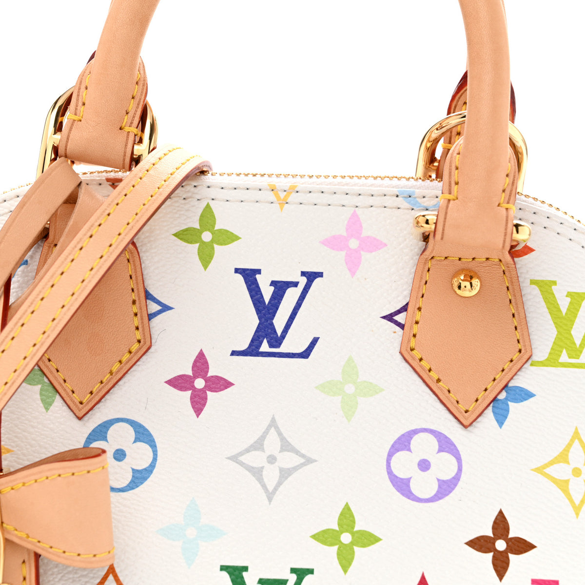 Louis Vuitton LV x TM Monogram Multicolor Alma BB White 13 of 23