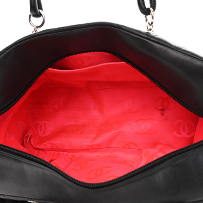 Chanel Calfskin Quilted Large Cambon Multipocket Reporter Black 5 of 11