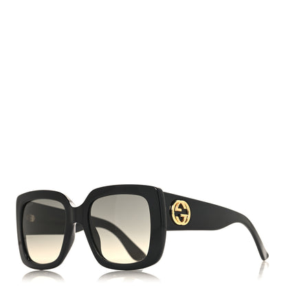 Gucci Acetate Square Frame Sunglasses GG0141S Black 1 of 7