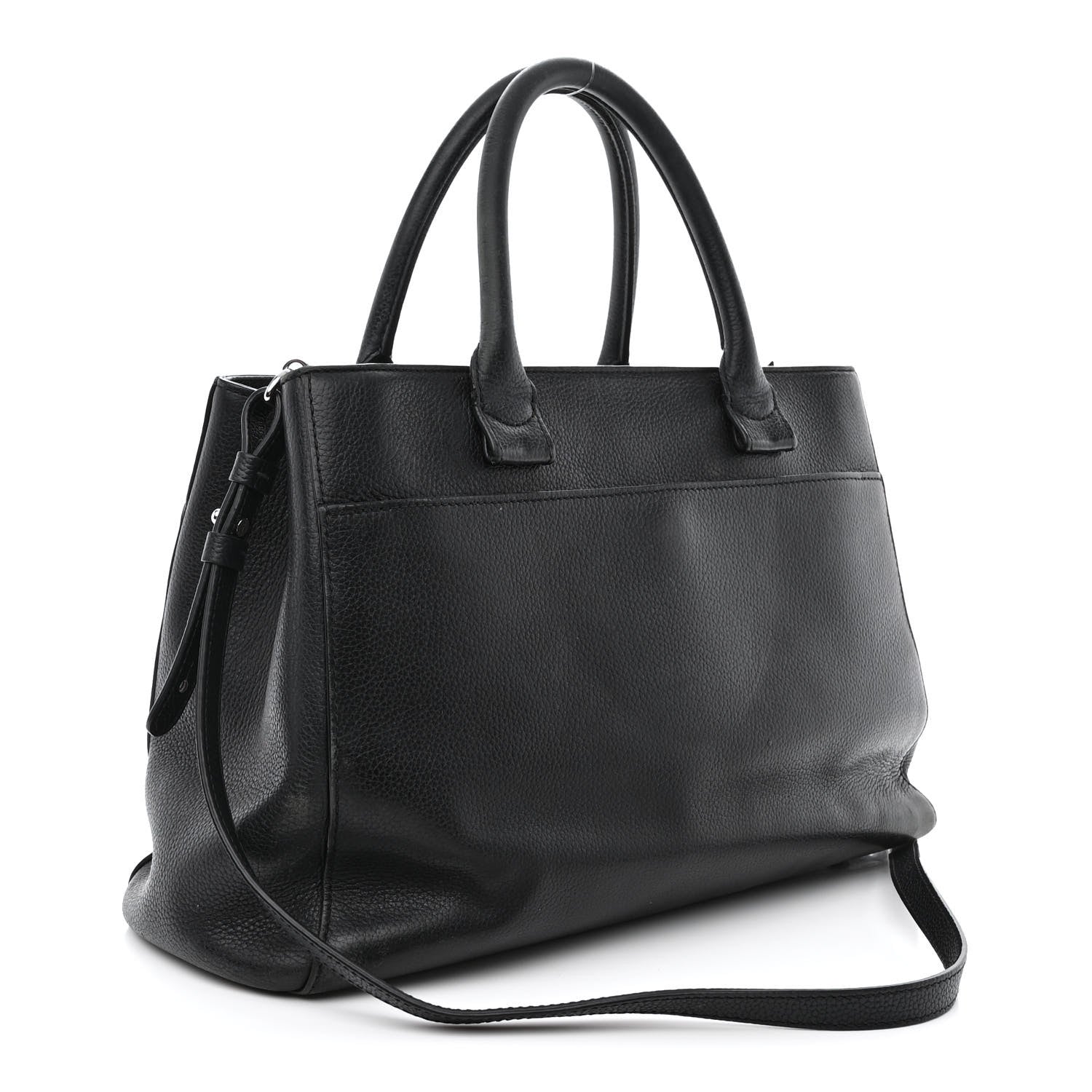 Chanel Grained Calfskin Small Neo Executive Shopper Tote Black 3 of 16