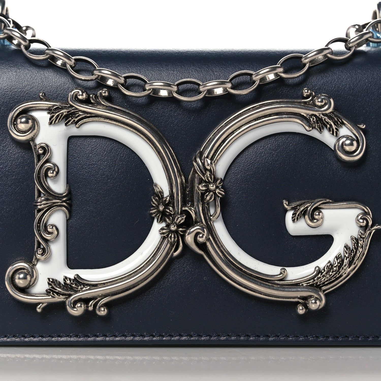 Dolce & Gabbana Nappa DG Girls Shoulder Bag Blue 7 of 11