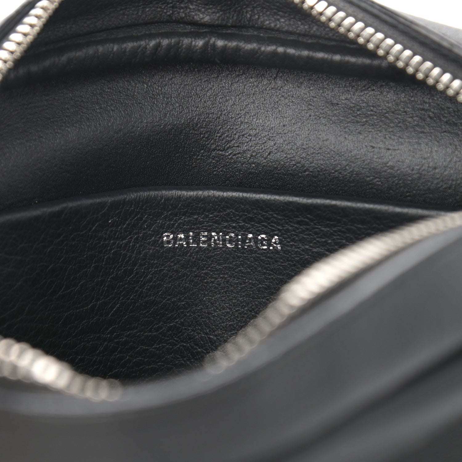 Balenciaga Calfskin Logo XS Everyday Camera Bag Black 6 of 11