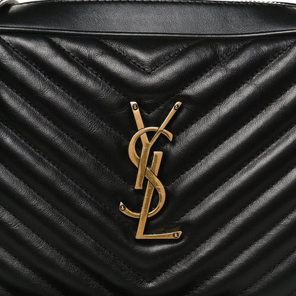 Saint Laurent Calfskin Matelasse Monogram Lou Camera Bag Black 8 of 10