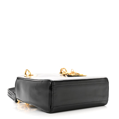 Christian Dior Glazed Calfskin Mini Lady Dior Black 4 of 14