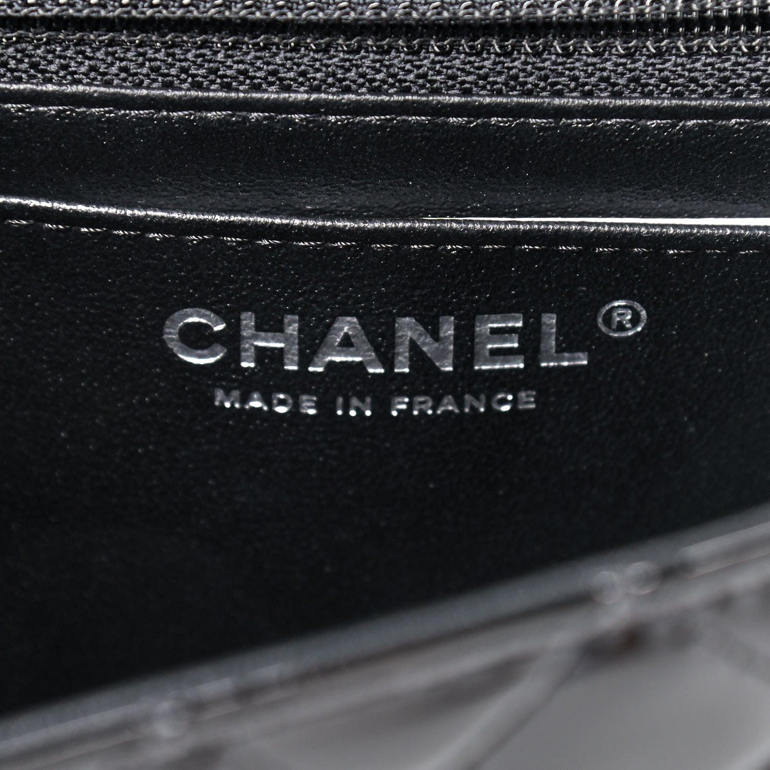 Chanel Patent Calfskin Quilted Mini Rectangular Flap So Black 7 of 8