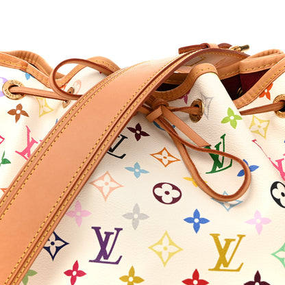 Louis Vuitton Monogram Multicolor Petit Noe White 8 of 13