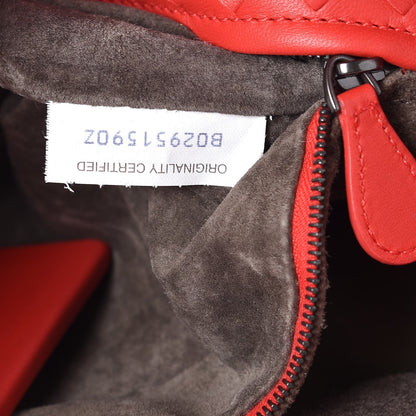 Bottega Veneta Nappa Intrecciato Medium Seamless Tote Red 6 of 9
