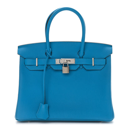 Hermes Togo Verso Birkin 30 Bleu Zanzibar Malachite 1 of 11