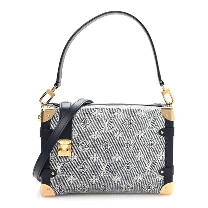 Louis Vuitton Monoglam Side Trunk MM Blue 1 of 9