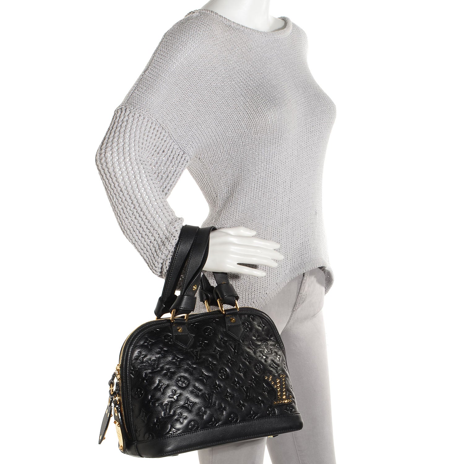 Louis Vuitton Monogram Double Jeu Neo Alma Black 2 of 11