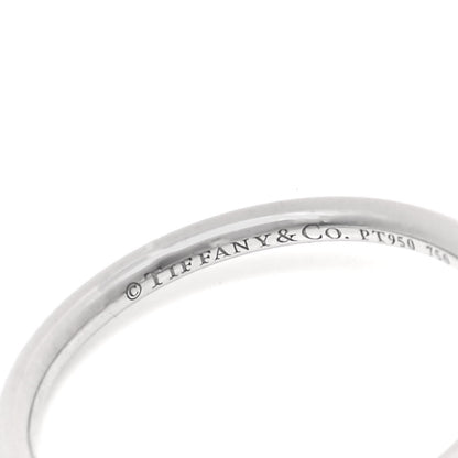 Tiffany Platinum 18K Yellow Gold .31ct Fancy Yellow Pear Diamond Bezet Ring 53 6.5 4 of 5