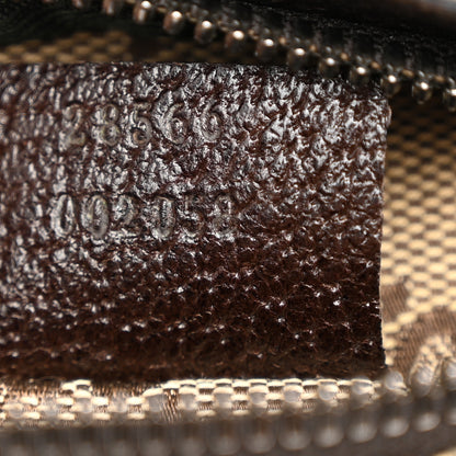 Gucci GG Monogram Double Pocket Belt Bag Dark Brown 10 of 15