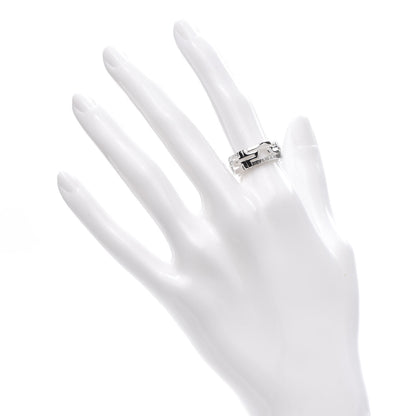 Bulgari 18K White Gold Parentesi Band Ring 51 5.75 2 of 4