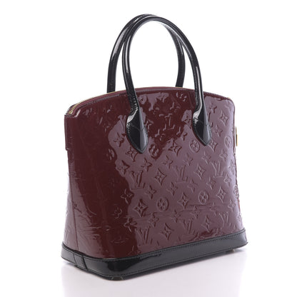 Louis Vuitton Vernis Lockit PM Griotte 3 of 10