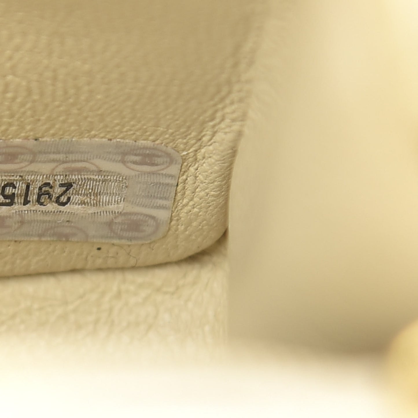Lambskin Quilted Mini Square Flap Beige