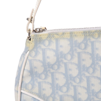 Christian Dior Monogram Mini Saddle Pochette Blue 8 of 13