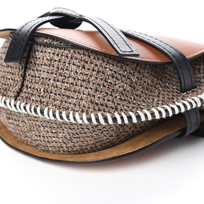 Loewe Calfskin Tweed Small Gate Crossbody Bag Tan 7 of 8