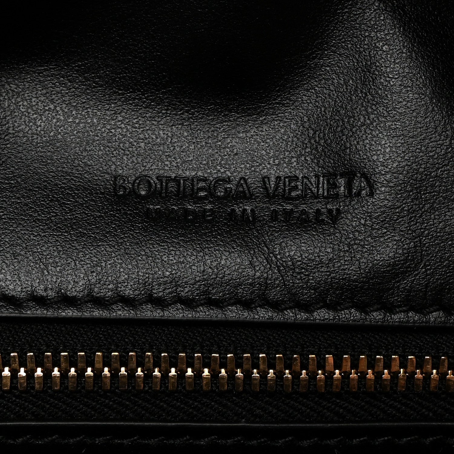 Bottega Veneta Nappa Intrecciato Zip Wristlet Clutch Black 6 of 8