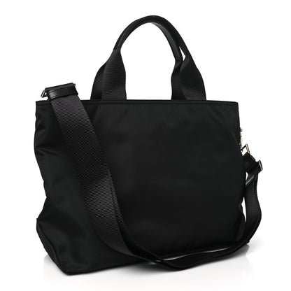 Prada Nylon Vela East West Shopper Tote Black 3 of 10