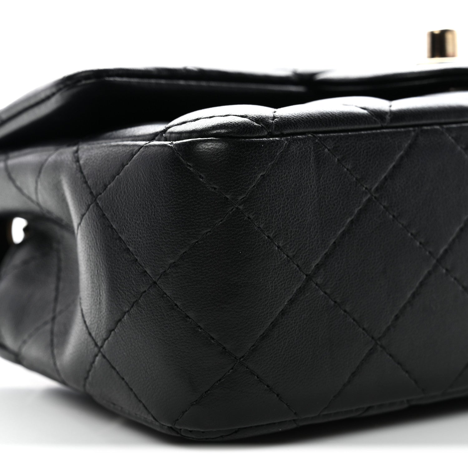Chanel Lambskin Quilted Mini Rectangular Flap Black 23 of 28
