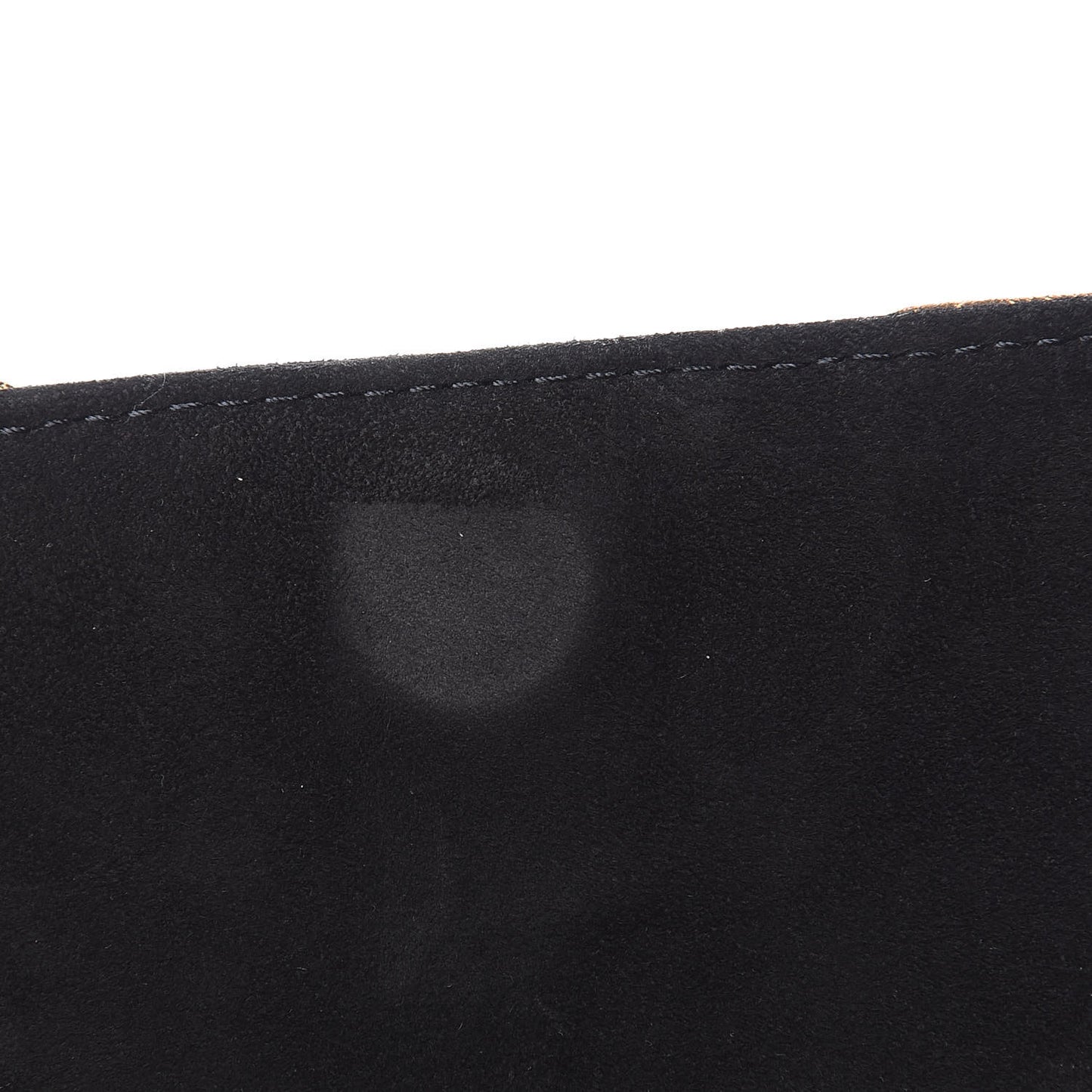 Suede Quilted Bible Book CC Clutch Black