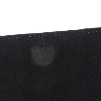 Chanel Suede Quilted Bible Book CC Clutch Black 14 of 16