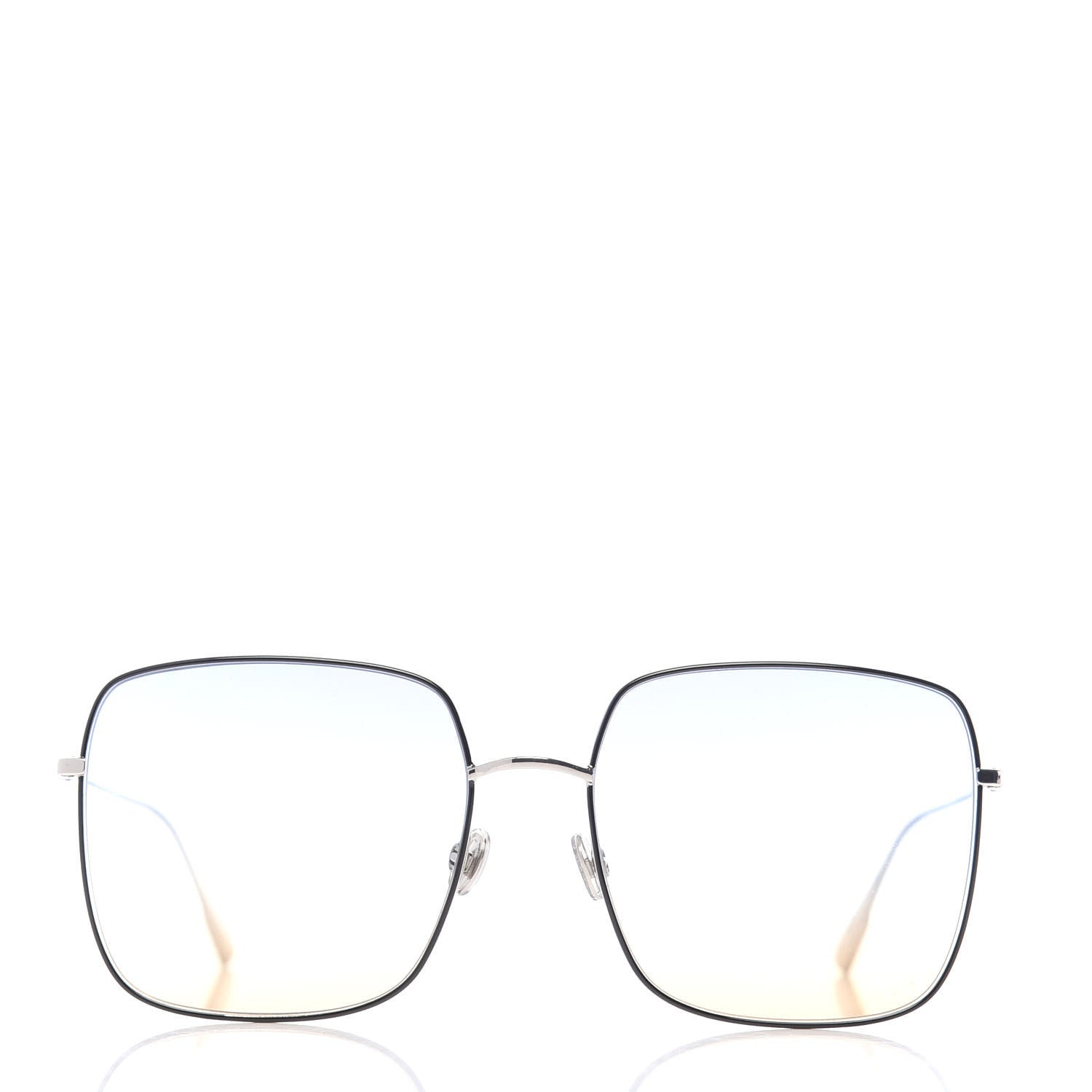 Christian Dior Metal Stellaire 1 Sunglasses Silver Blue Yellow 2 of 8