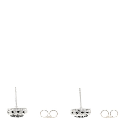 John Hardy Sterling Silver Black Sapphire Classic Chain Square Earrings 3 of 4