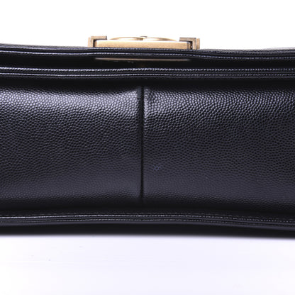 Chanel Caviar Quilted Medium Boy Flap Black 12 of 19