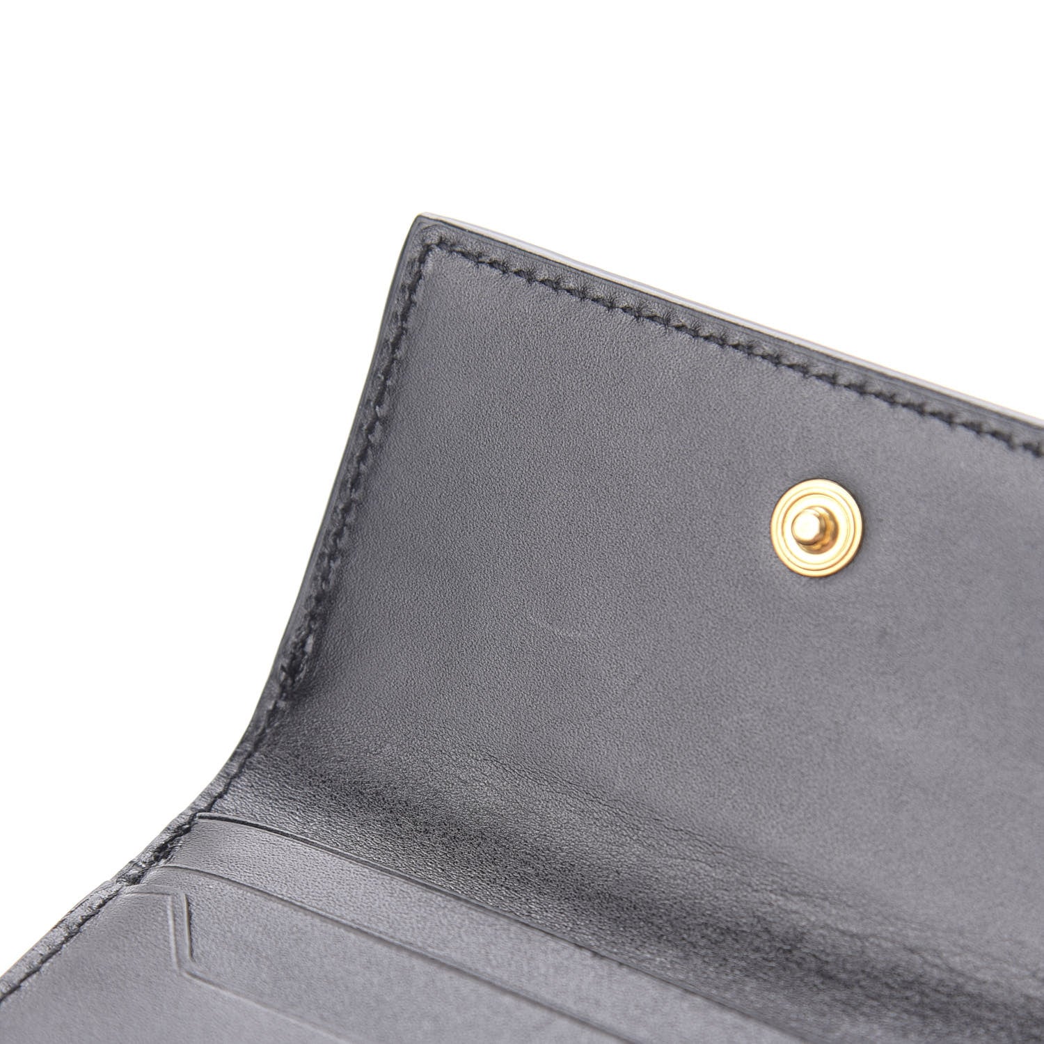Saint Laurent Calfskin Trifold Wallet Black 11 of 11
