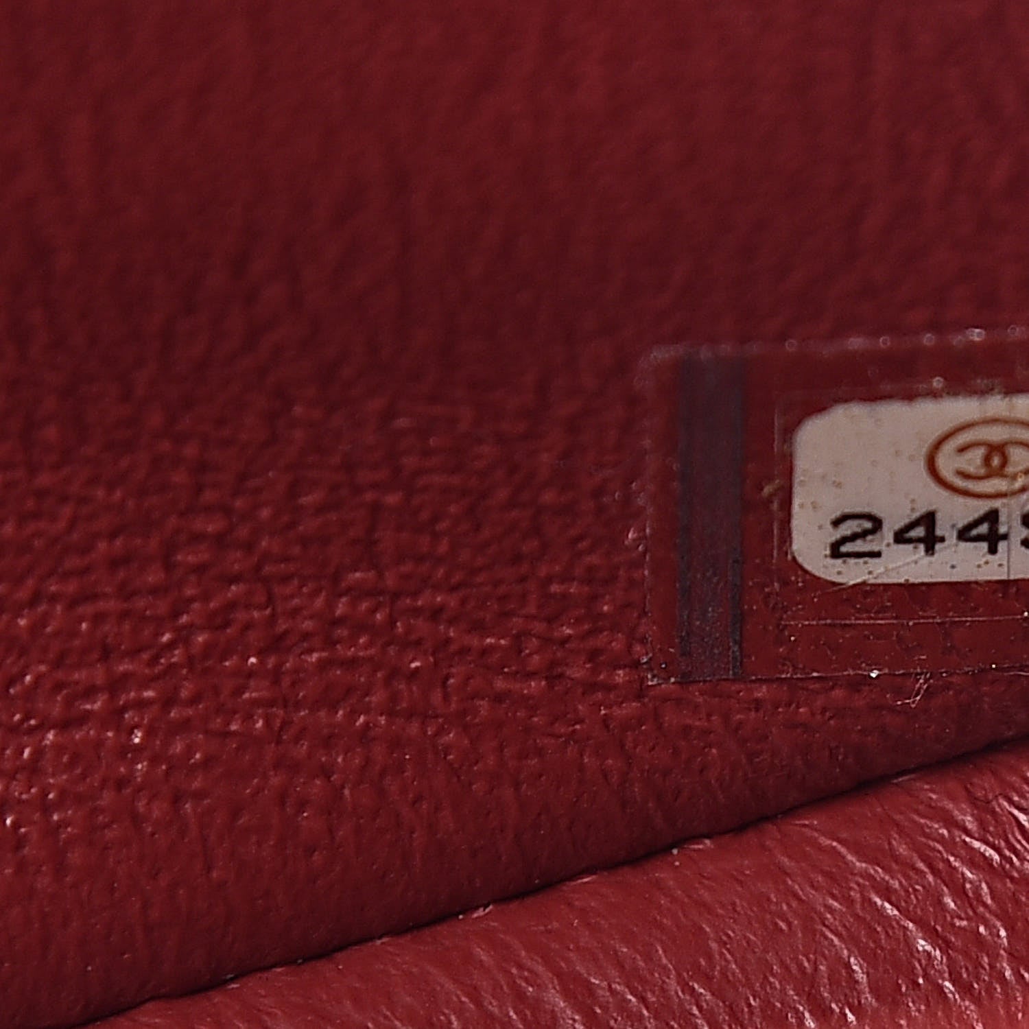 Chanel Caviar Quilted Mini Rectangular Flap Dark Red 7 of 12