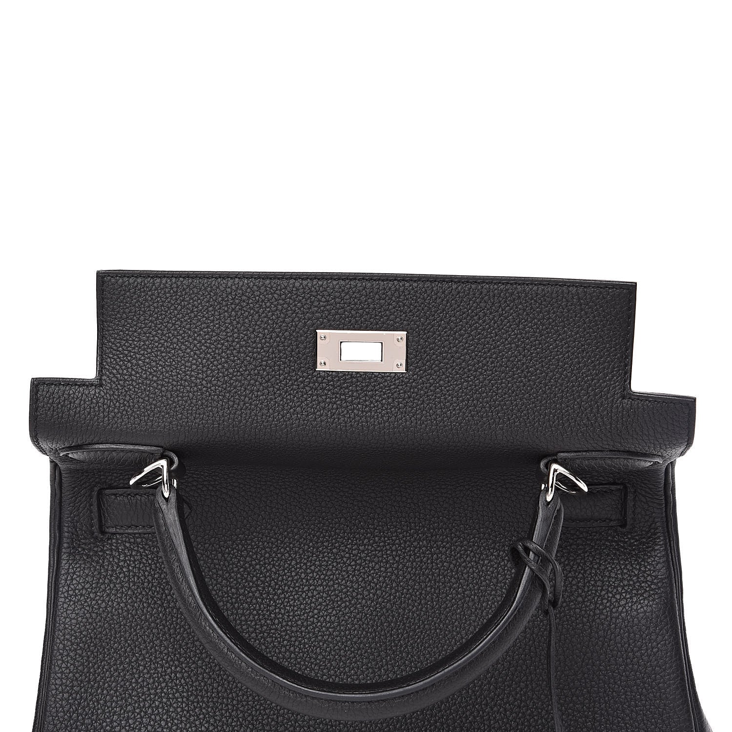 Hermes Togo Kelly Retourne 28 Black 16 of 31