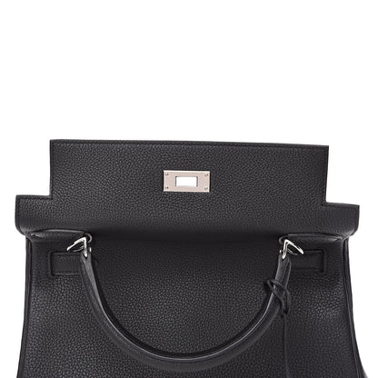 Hermes Togo Kelly Retourne 28 Black 16 of 31