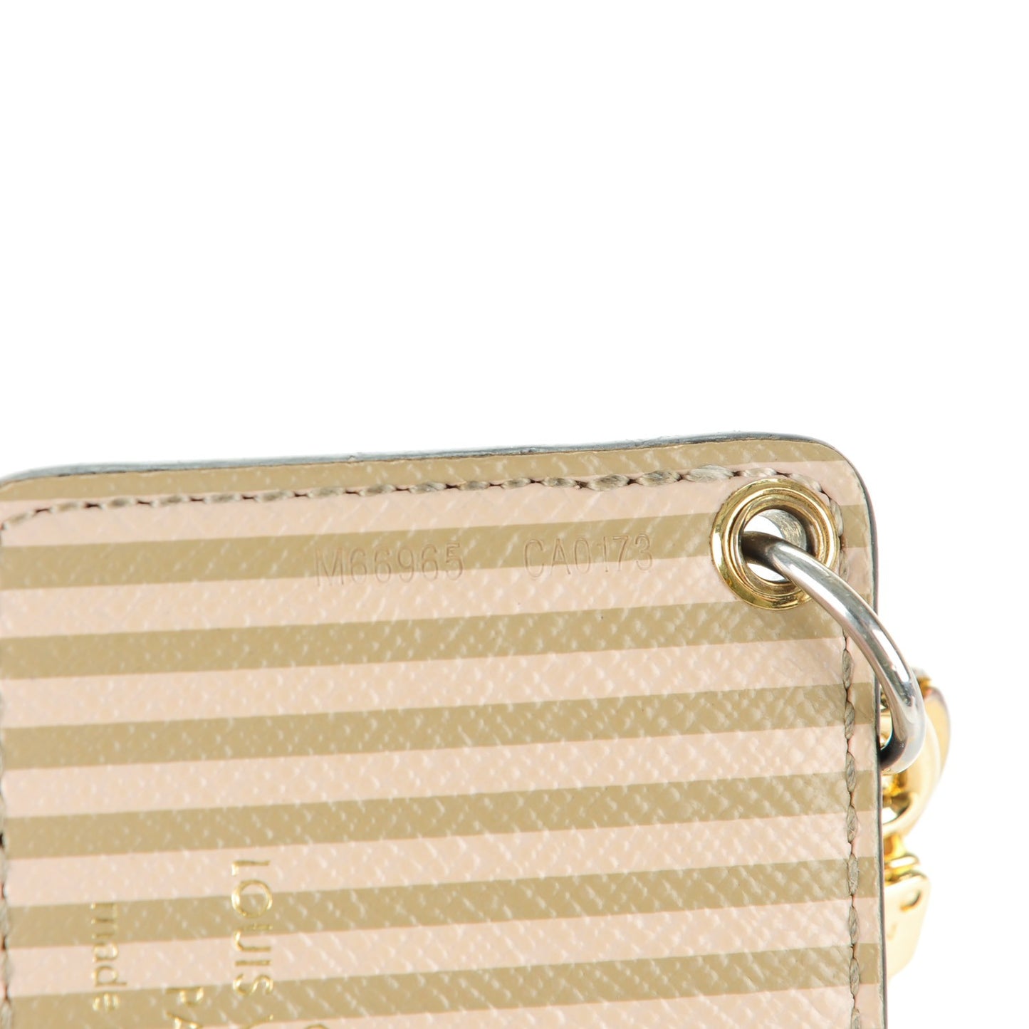Damier Ebene Trunks and Locks Bag Charm