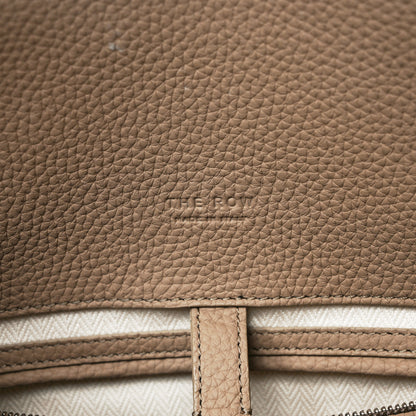 The Row Matte Grained Calfskin Soft Margaux 15 Dark Taupe 5 of 8