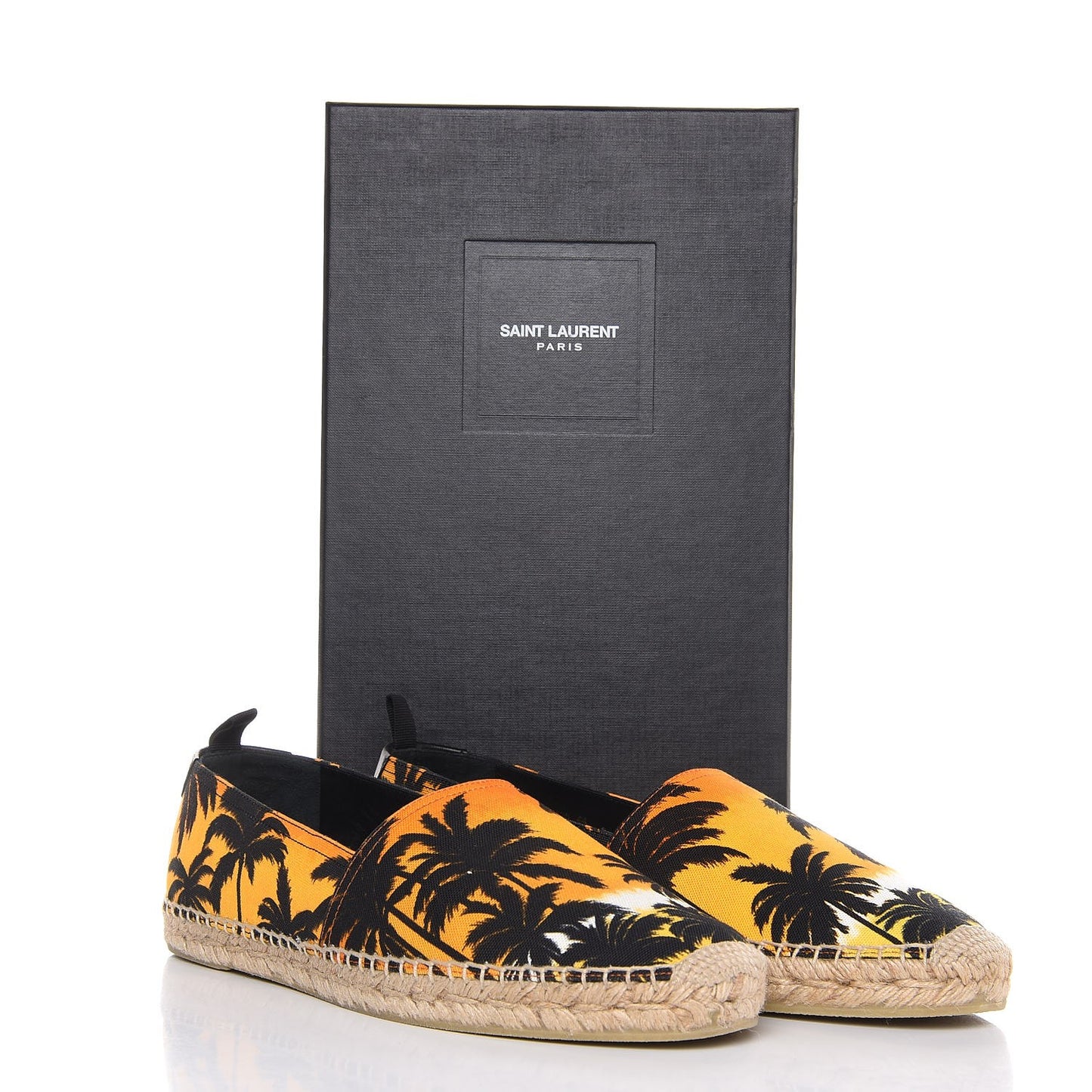 Mens Canvas Palm Trees at Sunset Espadrilles 44 Multicolor