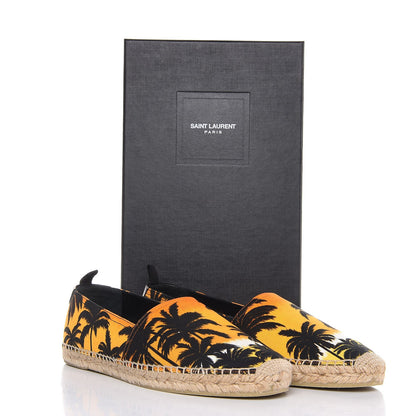 Saint Laurent Mens Canvas Palm Trees at Sunset Espadrilles 44 Multicolor 8 of 8